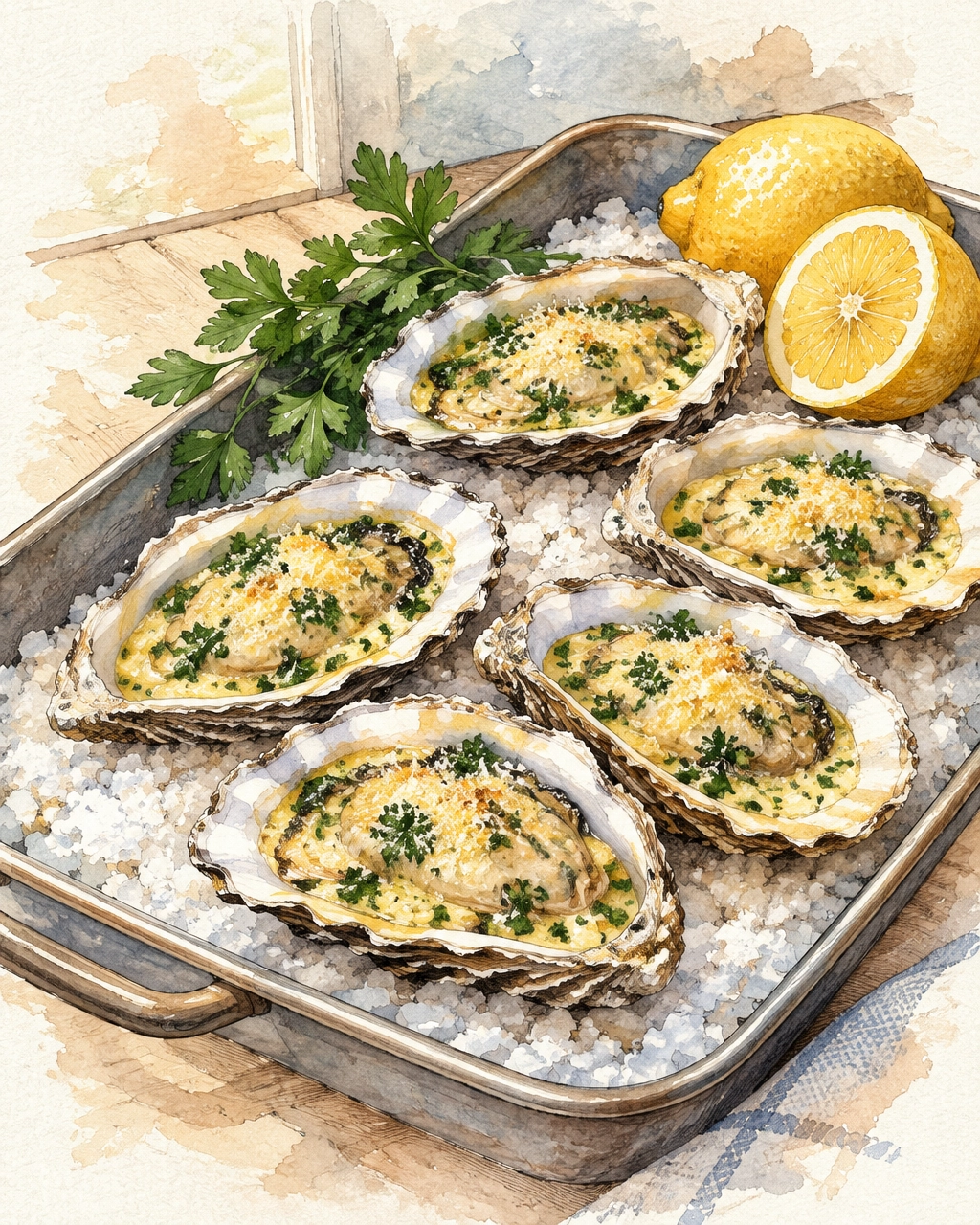 Ostiones al gratín fáciles: receta con mantequilla, ajo y parmesano